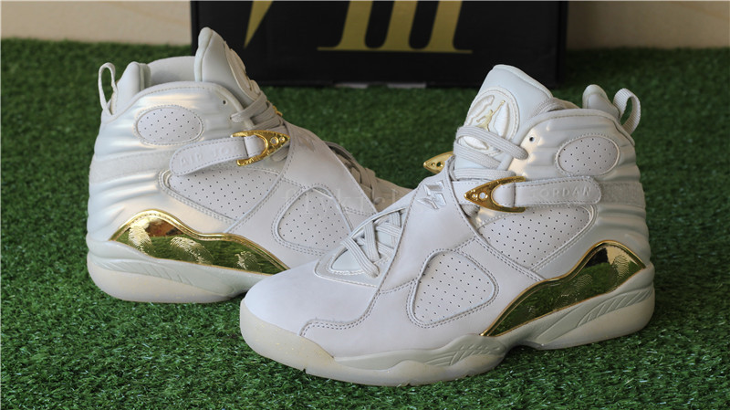 Authentic Air Jordan 8 Championship Trophy Champagne Pack